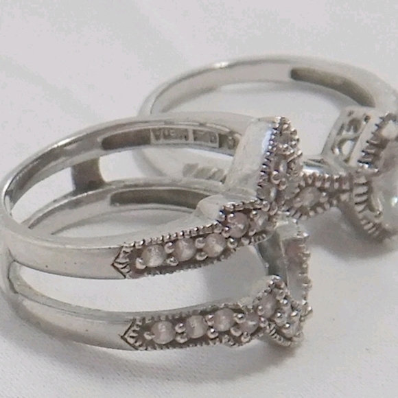 Rare Estate Elegant Victoria Wieck/Meda Absolute Ring With Guard - Picture 2 of 13